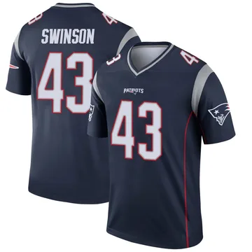 Youth New England Patriots Bradyn Swinson Navy Legend Jersey By Nike