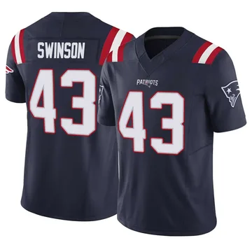 Youth New England Patriots Bradyn Swinson Navy Limited Vapor F.U.S.E. Jersey By Nike
