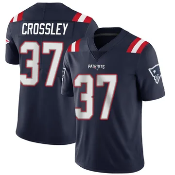 Youth New England Patriots Brandon Crossley Navy Limited Team Color Vapor Untouchable Jersey By Nike