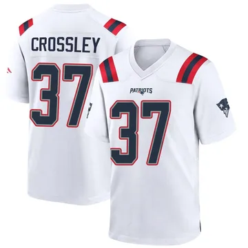 Youth New England Patriots Brandon Crossley White Game Jersey By Nike