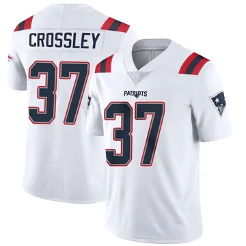 Youth New England Patriots Brandon Crossley White Limited Vapor Untouchable Jersey By Nike
