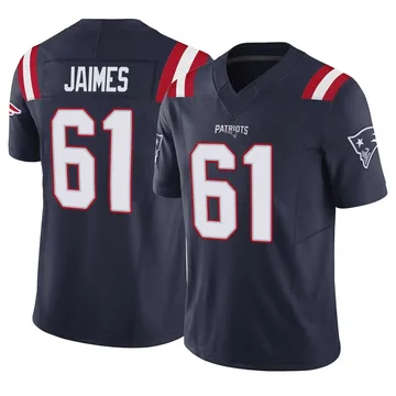 Youth New England Patriots Brenden Jaimes Navy Limited Vapor F.U.S.E. Jersey By Nike