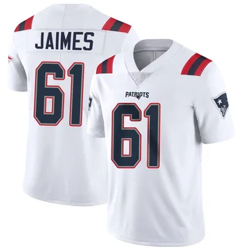 Youth New England Patriots Brenden Jaimes White Limited Vapor Untouchable Jersey By Nike