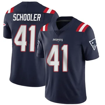 Youth New England Patriots Brenden Schooler Navy Limited Team Color Vapor Untouchable Jersey By Nike
