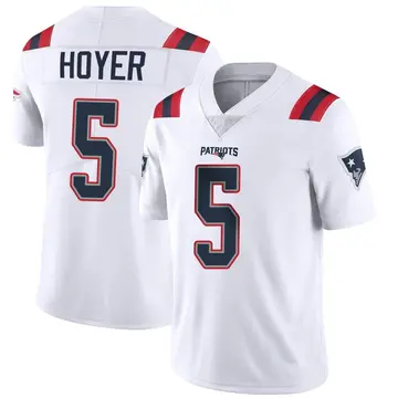 Youth New England Patriots Brian Hoyer White Limited...