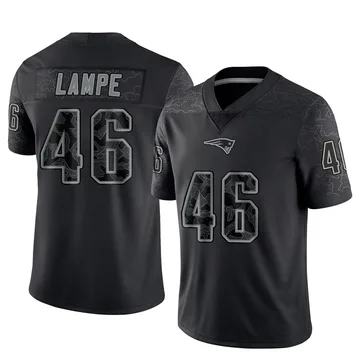 Youth New England Patriots Brock Lampe Black Limited Reflective Jersey By Nike