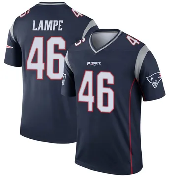 Youth New England Patriots Brock Lampe Navy Legend Jersey By Nike