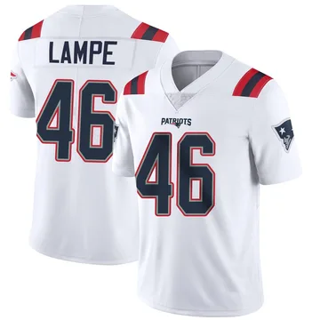 Youth New England Patriots Brock Lampe White Limited Vapor Untouchable Jersey By Nike