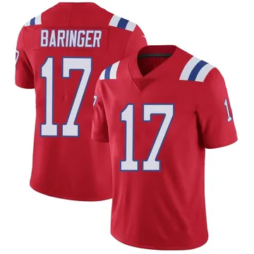 Youth New England Patriots Bryce Baringer Red Limited Vapor Untouchable Alternate Jersey By Nike