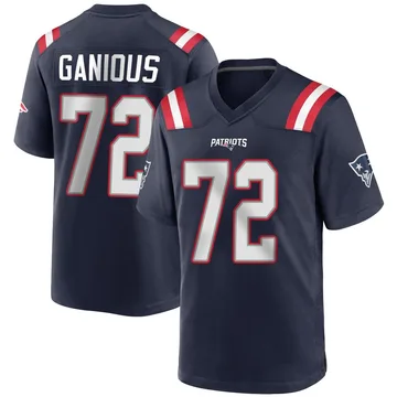 Youth New England Patriots Bryce Ganious Navy Blue Game Team Color Jersey By Nike