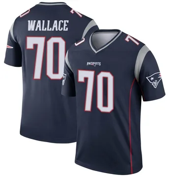 Youth New England Patriots Caedan Wallace Navy Legend Jersey By Nike