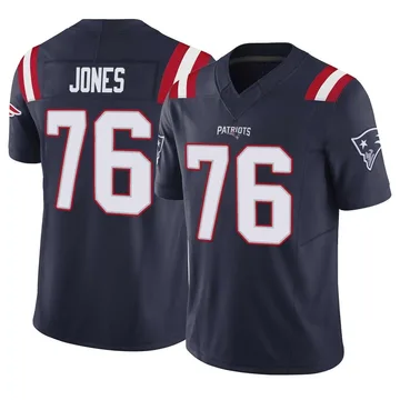 Youth New England Patriots Caleb Jones Navy Limited Vapor F.U.S.E. Jersey By Nike