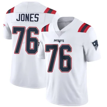 Youth New England Patriots Caleb Jones White Limited Vapor Untouchable Jersey By Nike
