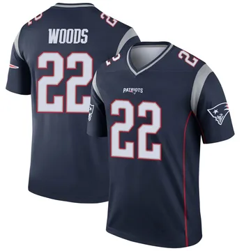 Youth New England Patriots Charles Woods Navy Legend Jersey By Nike