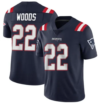 Youth New England Patriots Charles Woods Navy Limited Team Color Vapor Untouchable Jersey By Nike