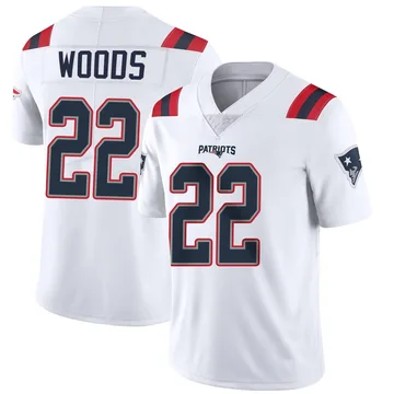Youth New England Patriots Charles Woods White Limited Vapor Untouchable Jersey By Nike