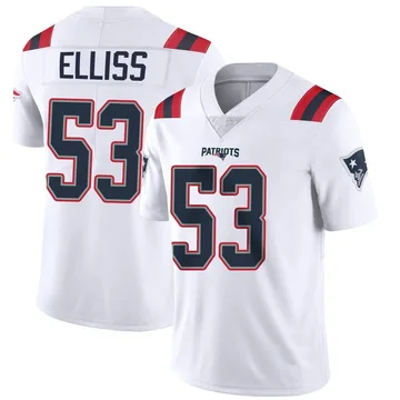 Youth New England Patriots Christian Elliss White Limited Vapor Untouchable Jersey By Nike