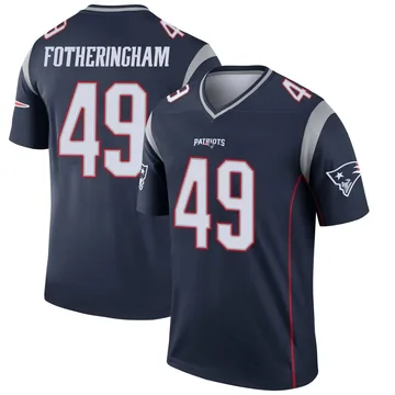 Youth New England Patriots Cole Fotheringham Navy Legend Jersey By Nike