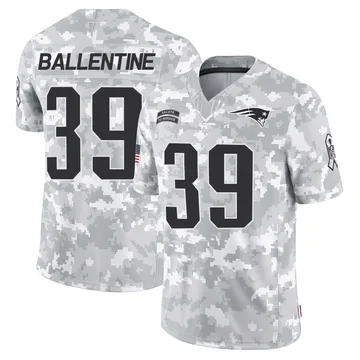 Youth New England Patriots Corey Ballentine Arctic Camo Limited 2024 Salute to Service Jersey By Nike
