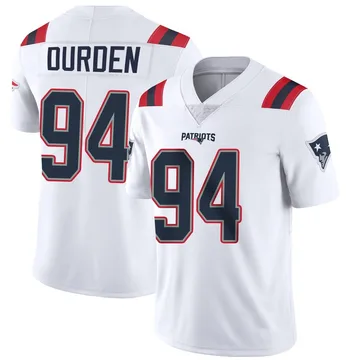 Youth New England Patriots Cory Durden White Limited Vapor Untouchable Jersey By Nike