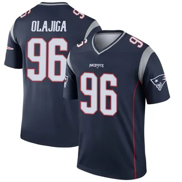 Youth New England Patriots David Olajiga Navy Legend Jersey By Nike