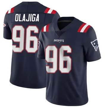 Youth New England Patriots David Olajiga Navy Limited Team Color Vapor Untouchable Jersey By Nike