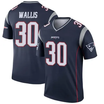 Youth New England Patriots David Wallis Navy Legend Jersey By Nike