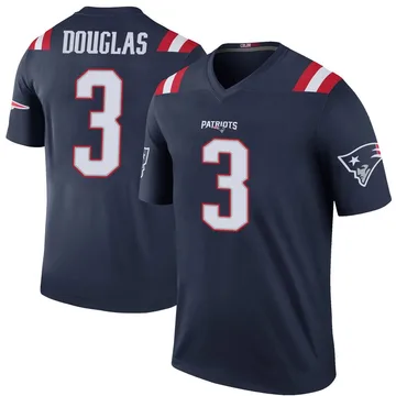Youth New England Patriots DeMario Douglas Navy Legend Color Rush Jersey By Nike