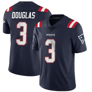 Youth New England Patriots DeMario Douglas Navy Limited Team Color Vapor Untouchable Jersey By Nike