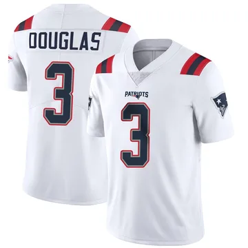 Youth New England Patriots DeMario Douglas White Limited Vapor Untouchable Jersey By Nike