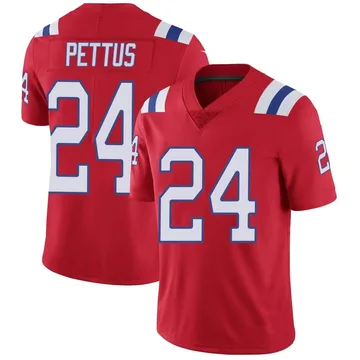 Youth New England Patriots Dell Pettus Red Limited Vapor Untouchable Alternate Jersey By Nike