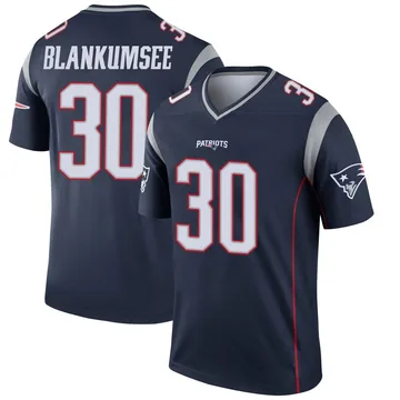 Youth New England Patriots Demeer Blankumsee Navy Legend Jersey By Nike