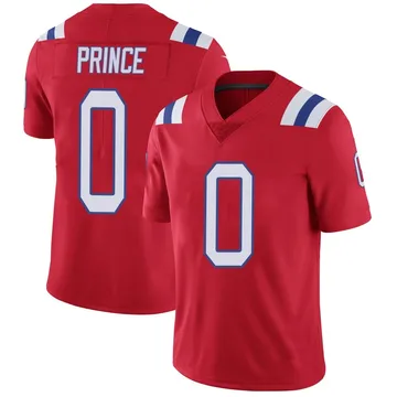 Youth New England Patriots Deneric Prince Red Limited Vapor Untouchable Alternate Jersey By Nike