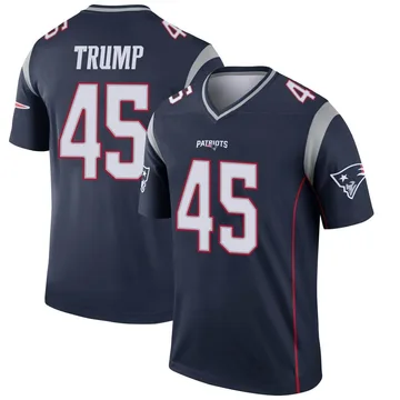 Youth New England Patriots Donald Trump Navy Legend Jersey By Nike