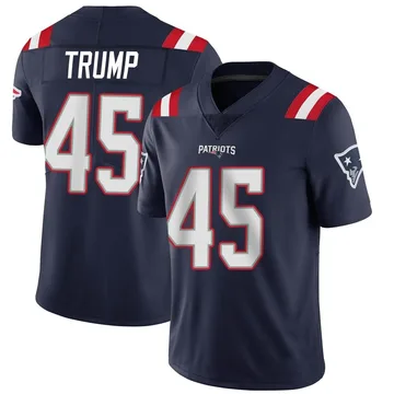 Youth New England Patriots Donald Trump Navy Limited Team Color Vapor Untouchable Jersey By Nike