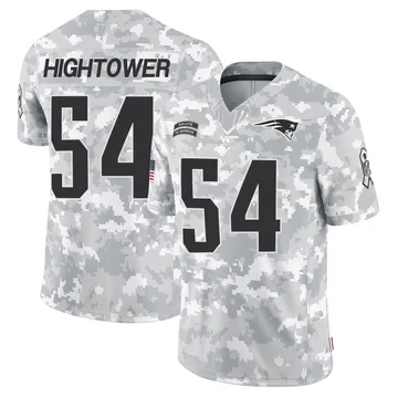 Youth New England Patriots Dont'a Hightower Arctic Camo Limited 2024 Salute to Service Jersey By Nike