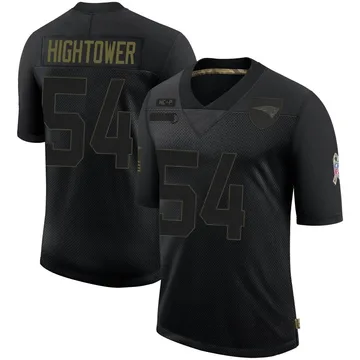 Youth New England Patriots Dont'a Hightower Black Limited 2020 Salute To Service Jersey By Nike