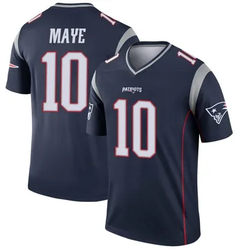 Youth New England Patriots Drake Maye Navy Legend Jersey By Nike