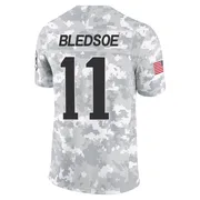 Youth New England Patriots Drew Bledsoe Arctic Camo Limited 2024 Salute to Service Jersey By Nike