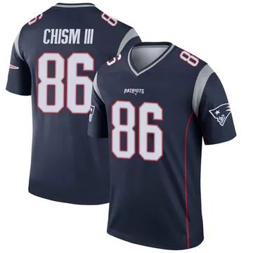 Youth New England Patriots Efton Chism III Navy Legend Jersey By Nike