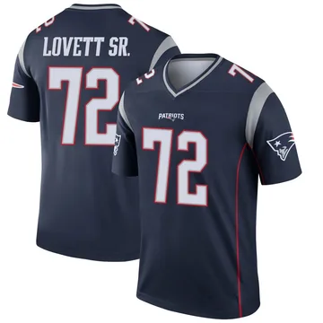 Youth New England Patriots Fabien Lovett Sr. Navy Legend Jersey By Nike