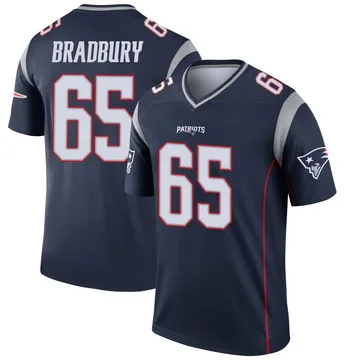 Youth New England Patriots Garrett Bradbury Navy Legend Jersey By Nike