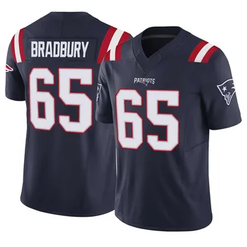 Youth New England Patriots Garrett Bradbury Navy Limited Vapor F.U.S.E. Jersey By Nike