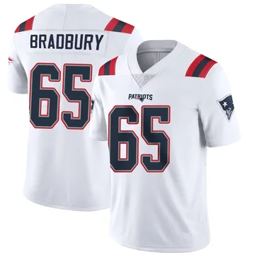 Youth New England Patriots Garrett Bradbury White Limited Vapor Untouchable Jersey By Nike