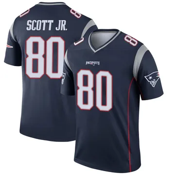 Youth New England Patriots Gee Scott Jr. Navy Legend Jersey By Nike