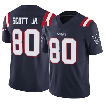 Youth New England Patriots Gee Scott Jr. Navy Limited Vapor F.U.S.E. Jersey By Nike