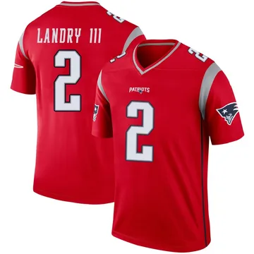 Youth New England Patriots Harold Landry III Red Legend Inverted Jersey By Nike