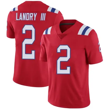 Youth New England Patriots Harold Landry III Red Limited Vapor Untouchable Alternate Jersey By Nike