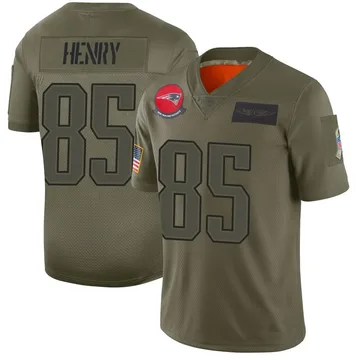 Youth New England Patriots Hunter Henry Camo Limited 2019 Salute to Service Jersey By Nike