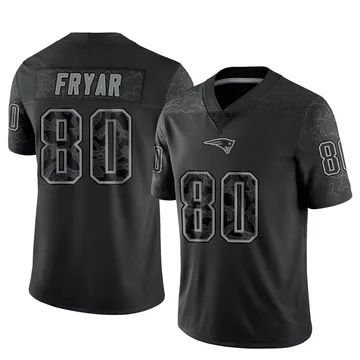 Youth New England Patriots Irving Fryar Black Limited Reflective Jersey By Nike
